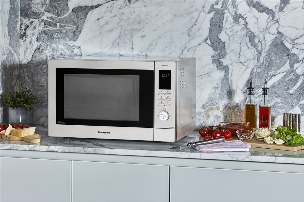 Mikrovlnná trouba Panasonic NN-CD88QSEPG šedá Mikrovlnná trouba Panasonic NN-CD88QSEPG šedá
