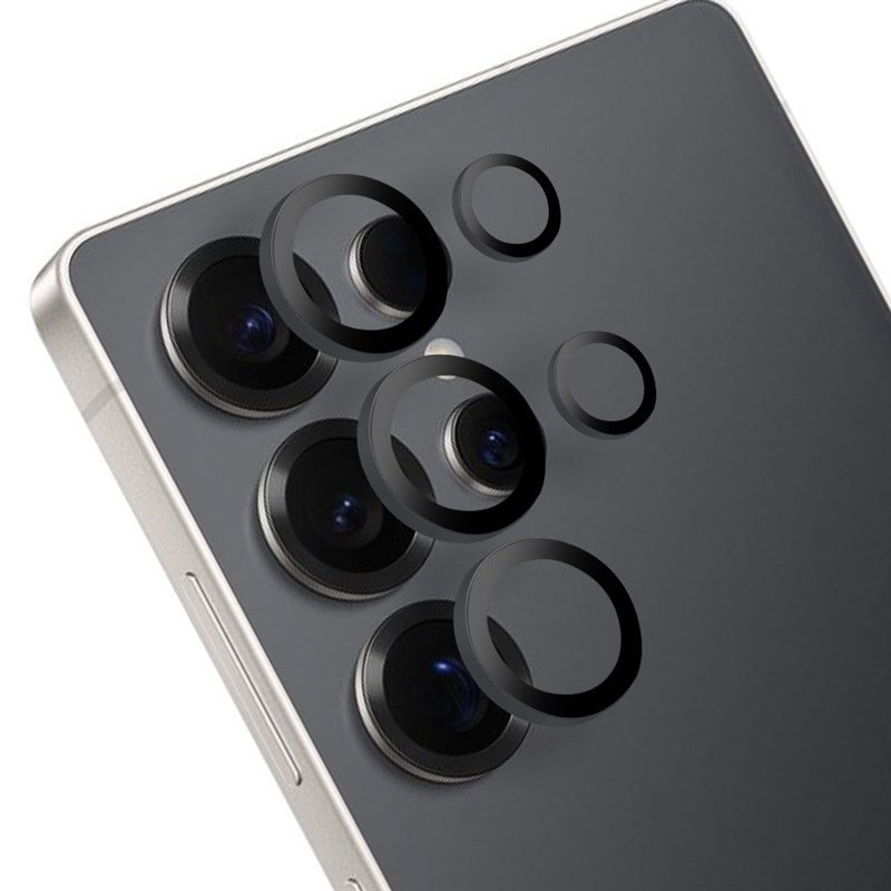 Ochranné sklo čočky fotoaparátu Obal:Me Lens Protector na Samsung Galaxy S25 Ultra černé