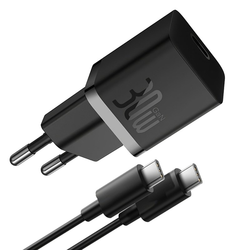 Nabíječka do sítě Baseus s výkonem až 100 W, ochrana proti zkratu