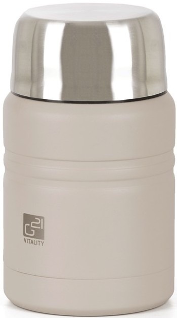 Jídelní termoska G21 s objemem 500 ml v béžovém designu