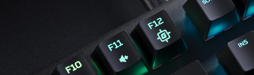Klávesnice HyperX Alloy Origins Core HX, Aqua Switch, US layout černá HyperX Alloy Origins Core Aqua