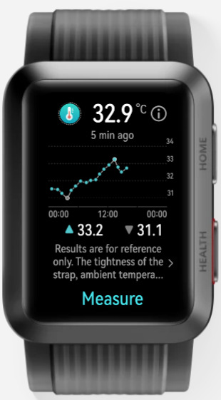 Chytré hodinky Huawei Watch D s tlakoměrem černé Chytré hodinky Huawei Watch D s tlakoměrem černé