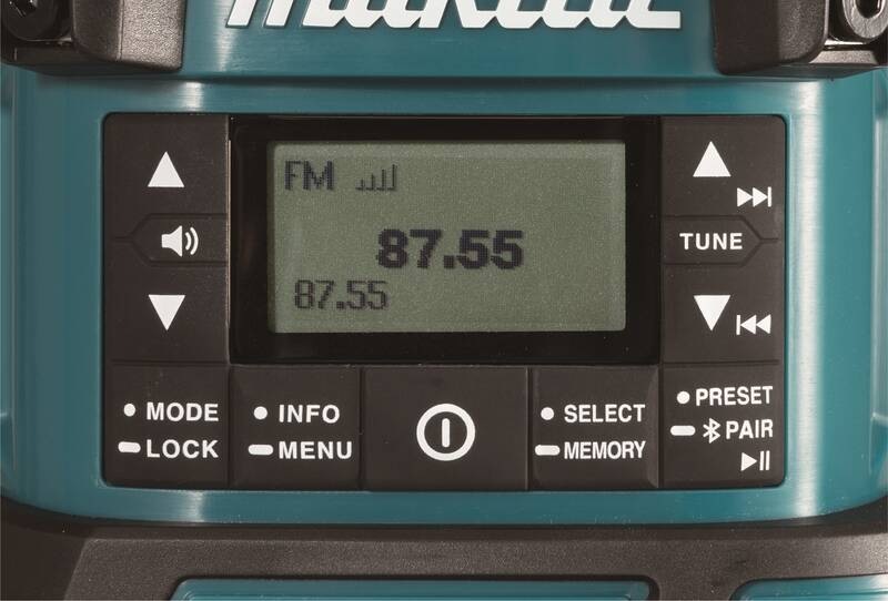 Radiopřijímač s DAB+ Makita MR009GZ Bluetooth, LED, Li-ion XGT 40V
