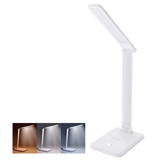 Stolní LED lampička Solight WO64-W, 10 W, 490 lm, CCT bílé