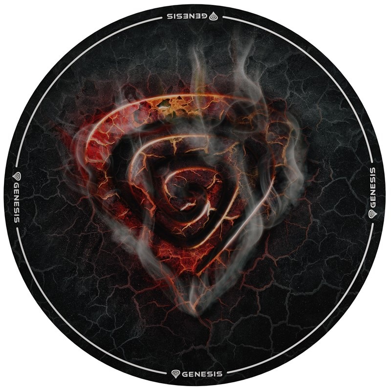 Podložka pod židli Genesis TELLUR 400 ROUND LAVA, 100cm