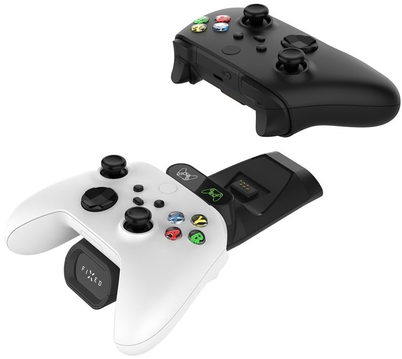 Dokovací stanice FIXED pro dva bezdrátové ovladače Xbox Series S, X a One - černá