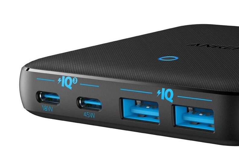 Nabíječka do sítě Anker PowerPort Atom III 63W Slim 1x USB-C(45W) 1xUSB-C(18W) 2xUSB-A(20W) černá Nabíječka do sítě Anker PowerPort Atom III 63W Slim 1x USB-C(45W) 1xUSB-C(18W) 2xUSB-A(20W) černá
