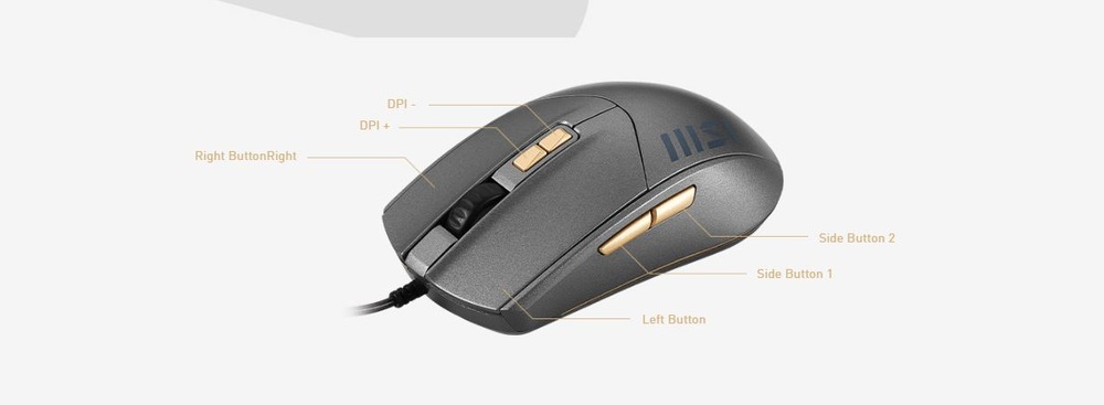 Myš MSI M31 šedá MSI M31 (OS1-XXXX002-000)