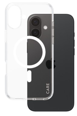 Kryt na mobil PanzerGlass CARE Urban Combat MagSafe na Apple iPhone 16 bílý/průhledný