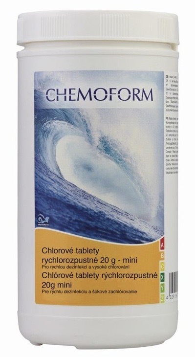 Bazénová chemie Chemoform Mini 1 kg, tableta 20 g