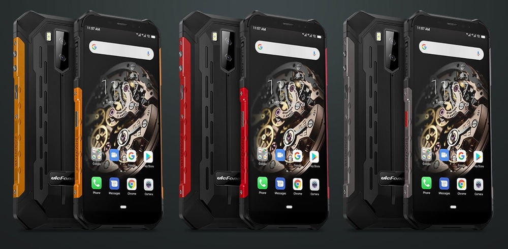 Mobilní telefon UleFone Armor X5 2020 černý/červený Mobilní telefon UleFone Armor X5 2020