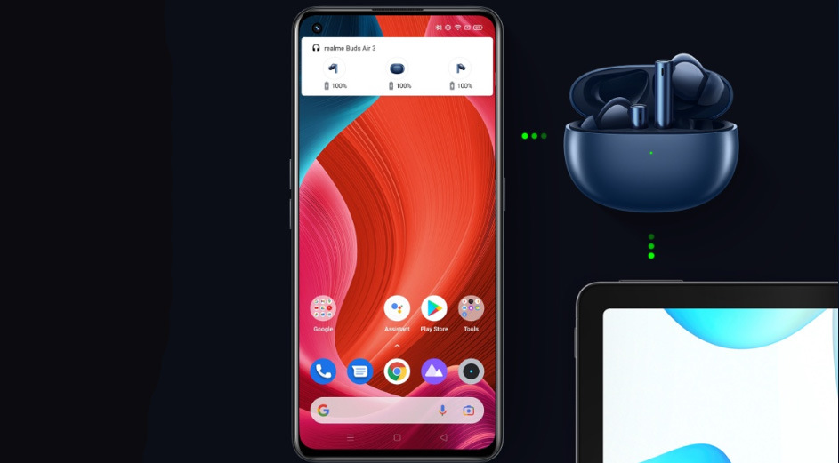 Sluchátka realme Buds Air 3 modrá