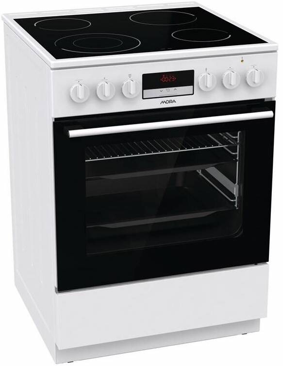 Sklokeramický sporák Mora C 8668 BW6 bílý Mora C 8668 BW6, bílá