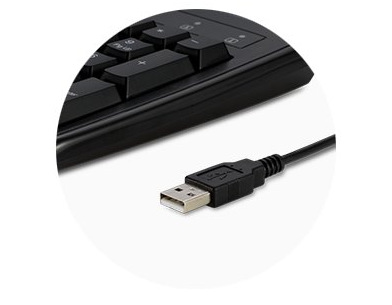 Klávesnice KENSINGTON Pro Fit, omyvatelná, CZ layout černá