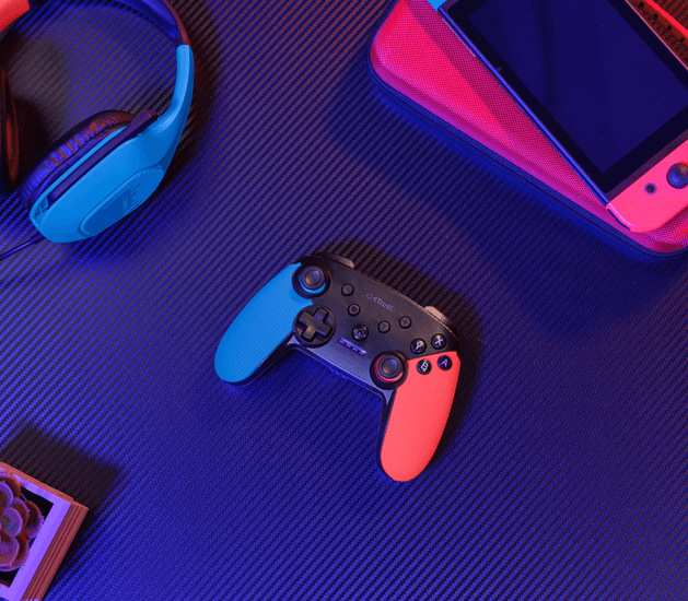 Gamepad Trust GXT 1246B Muta pro Nintendo Switch červený/modrý TRUST GXT 1246B Muta pro Nintendo Switch, modrá