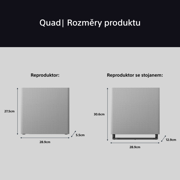 Soundbar Sony BRAVIA Theatre Quad černý/šedý