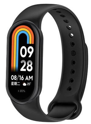 Řemínek RhinoTech na Xiaomi Mi Band 8/9/10 černý