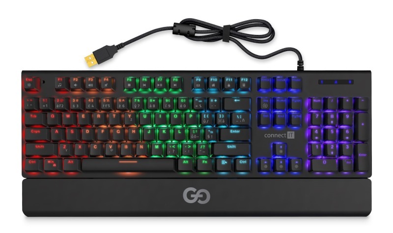 Klávesnice Connect IT GG, CZ/SK layout černá Connect IT GG (CKB-7050-CS)