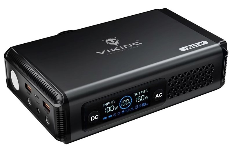 Nabíjecí stanice Viking VALI150, 148Wh černá