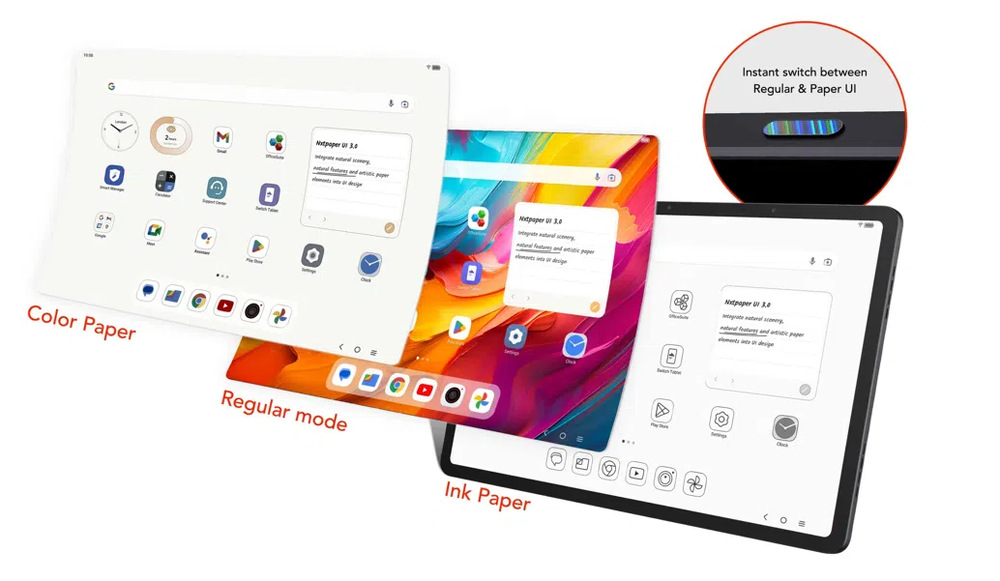 Dotykový tablet TCL NXTPAPER 14 + flipové pouzdro a dotykové pero šedý