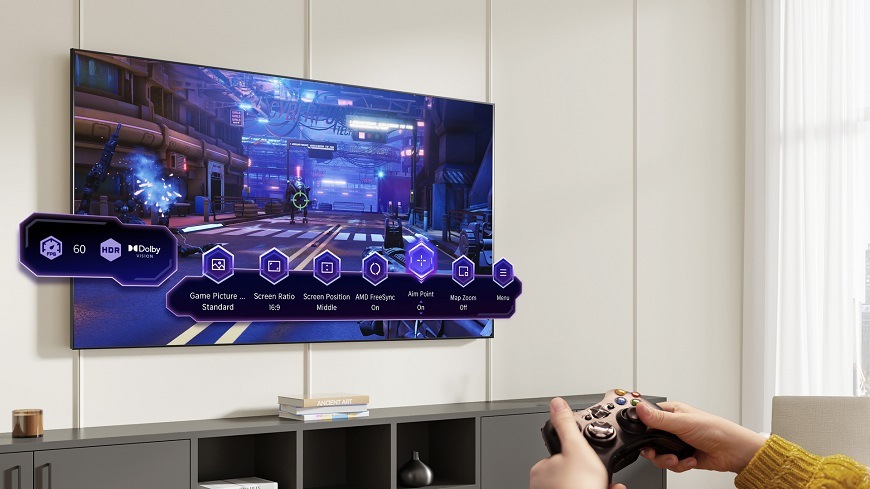 Smart Tv Hisense 65A6Q, Game Bar