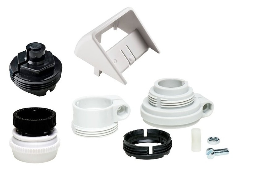 Bezdrátová termohlavice Honeywell Home EvoHome EVO-TRV bílá Adaptéry pro připojení bezdrátové termohlavice Honeywell Home EvoHome EVO-TRV