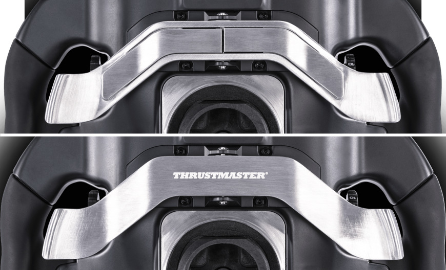 Volant Thrustmaster Ferrari SF1000 Add-On, PC, PS černý Detail kovového řadicího pádla