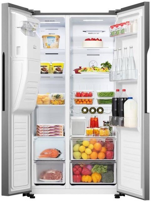 Americká lednice Gorenje Superior NRS918FVX nerez