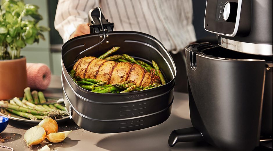 Fritéza horkovzdušná Philips Airfryer Combi XXL Connected HD9875/90 Fritéza horkovzdušná Philips Airfryer Combi XXL Connected HD9875/90