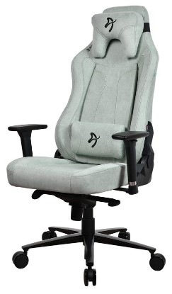 Herní židle Arozzi VERNAZZA Soft Fabric zelená