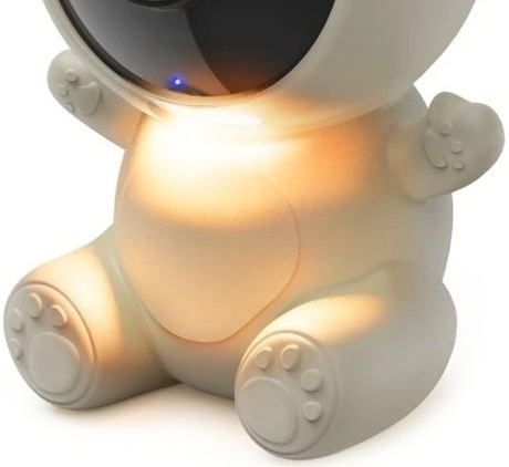 IP kamera Hama Smart Wi-Fi chůvička/noční lampička krémová Detail světla zabudovaného do kamery Hama