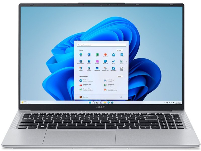 Kompaktní notebook Acer Aspire Lite, stříbrná barva