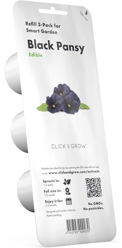 Semínka Click and Grow s rychlým cyklem pěstování, 3 ks sazenic