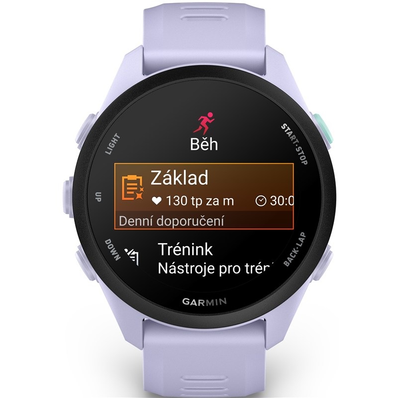 Chytré hodinky Garmin Forerunner 70, fialová barva