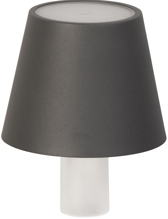 Venkovní LED  lampička Fischer & Honsel na láhev v šedo-béžovém designu