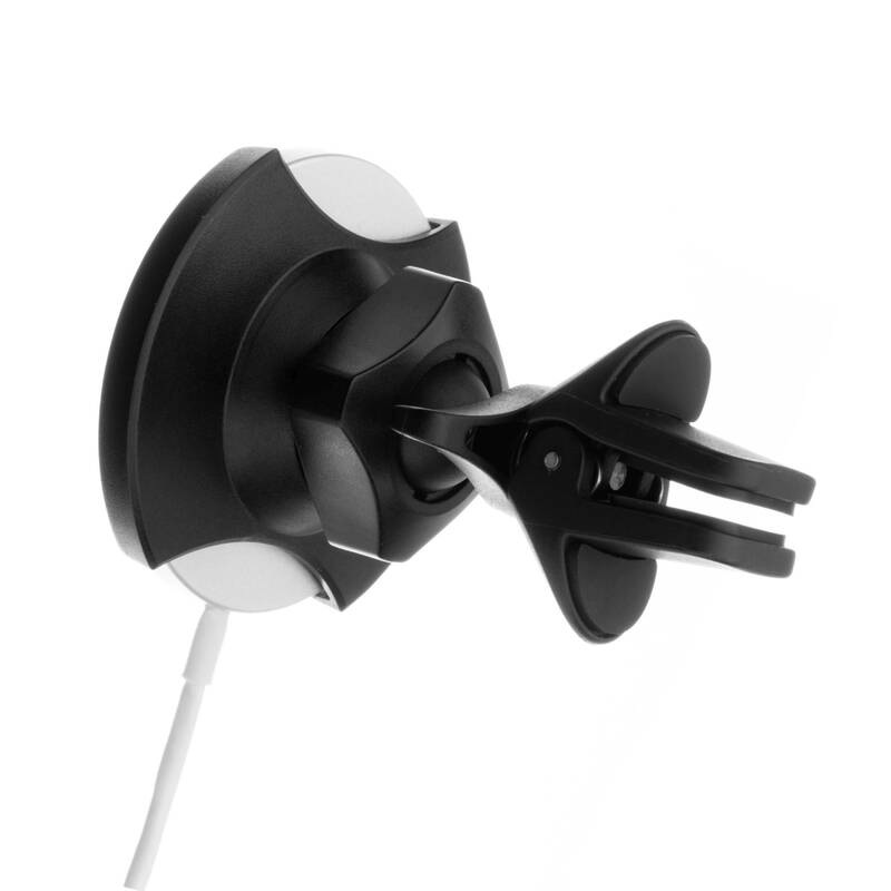 Držák na mobil FIXED MagGrip Vent pro nabíječku MagSafe černý Držák na mobil FIXED MagGrip Vent pro nabíječku MagSafe černý