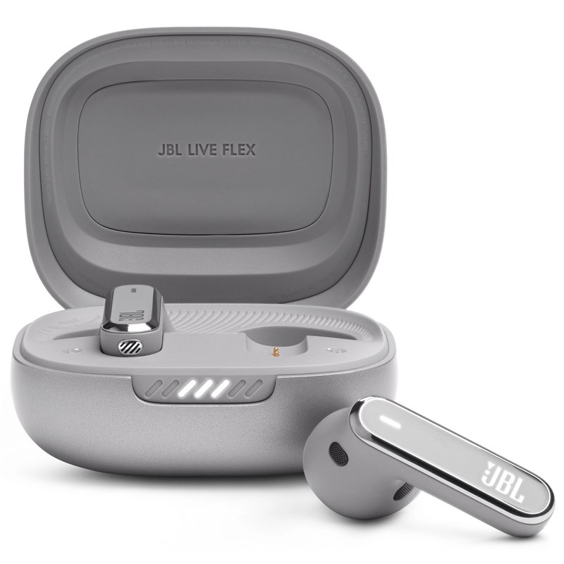 Sluchátka JBL Live Flex stříbrná