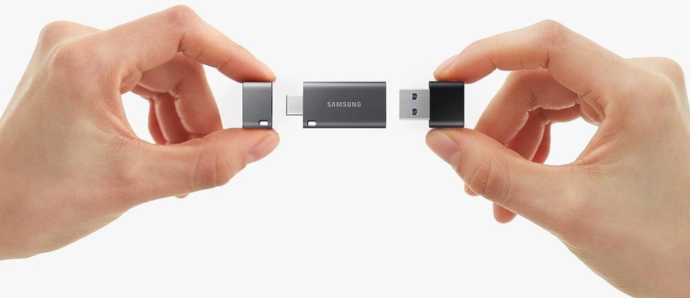 USB Flash Samsung Duo Plus 64GB USB-C šedý Samsung Duo Plus