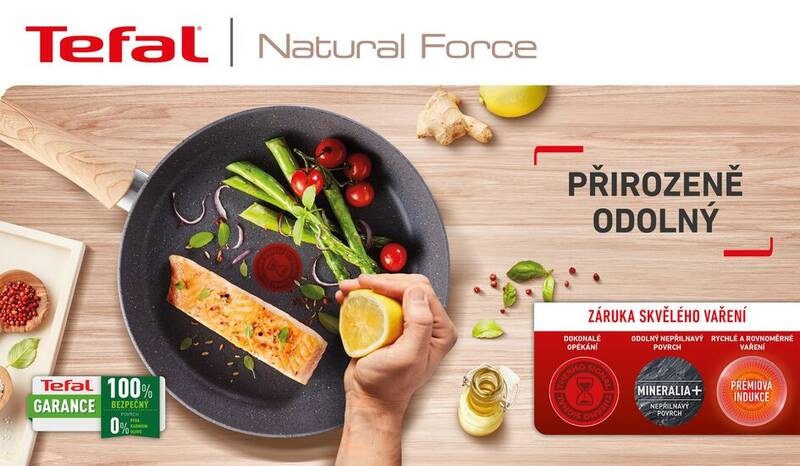 Pánev Tefal Natural Force G2660472, 24 cm Pánev Tefal Natural Force G2660472, 24 cm