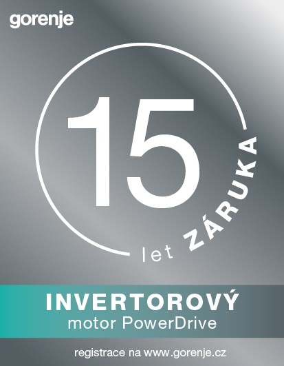 Předem plněná pračka Gorenje W3NGPI62SBS, bílá, prodloužená záruka 15 let