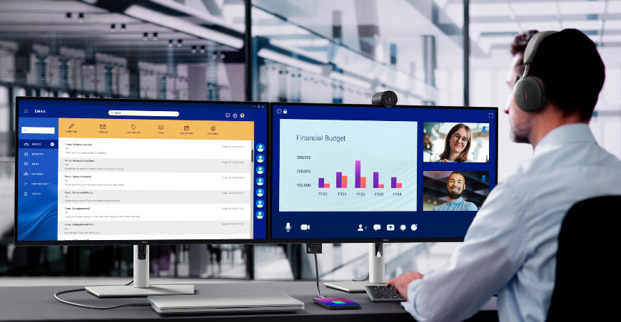 Dell Pro 27 Plus P2725DE, černá/stříbrná