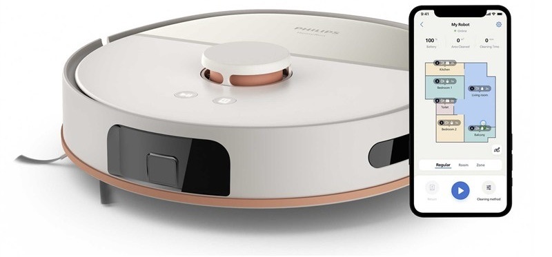 Robotický vysavač Philips 5000 Series XU5000/20 béžový