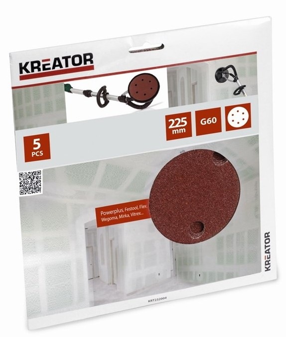 Brusný kotouč Kreator 225mm G60