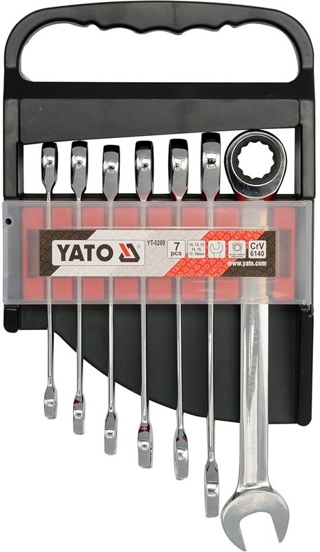 Sada očkoplochých klíčů YATO YT-0208 v počtu 7 ks