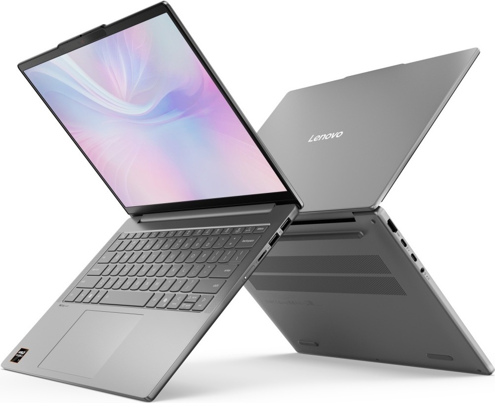 Notebook Lenovo IdeaPad Slim 5 14AHP11 šedý Tenký notebook Lenovo IdeaPad Slim 5 má konektory na pravém i levém boku