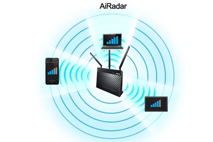 Router Asus RT-AC68U V3 - AC1900 dvoupásmový Wi-Fi AiMesh