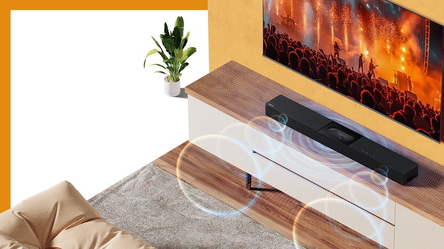 Soundbar Hisense HS2000 černý Soundbar Hisense HS2000, černý, 2.1 kanálový soundbar
