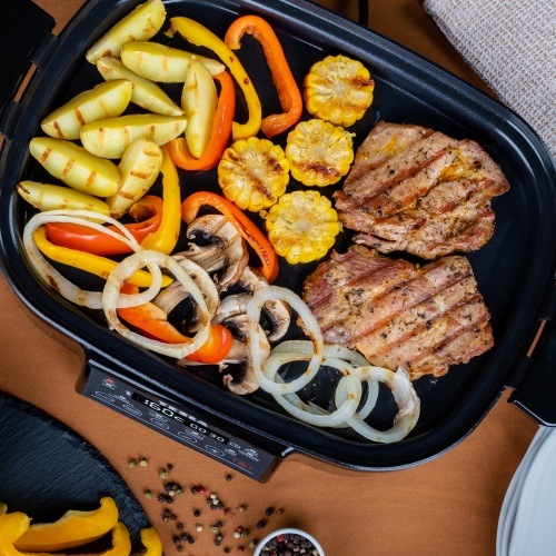 Multifunkční hrnec Tesla MultiCook MultiCook M90 Grill černý Multifunkční hrnec Tesla MultiCook MultiCook M90 Grill černý