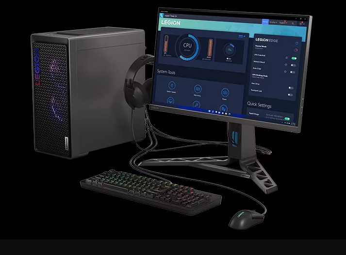 Herní počítač Lenovo Legion T5 30IAS10 + Game Pass předplatné na 3 měsíce černý