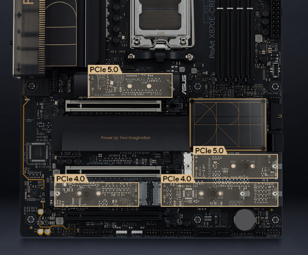 Základní deska Asus ProArt X870E-CREATOR WIFI Deska Asus ProArt X870E-CREATOR WIFI AMD AM5, ATX podporuje PCIe 5.0